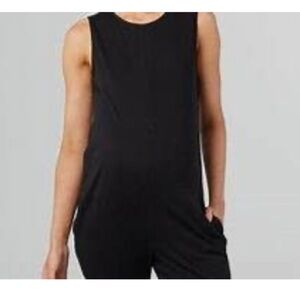 LEGOE heritage Mayfair maternity and nursing jumpsuit black size small